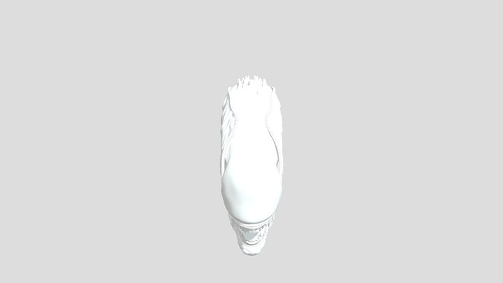 Alien Head 3D Model
