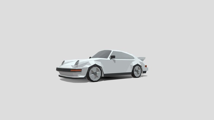 porsche 911 930 low poly 3D Model