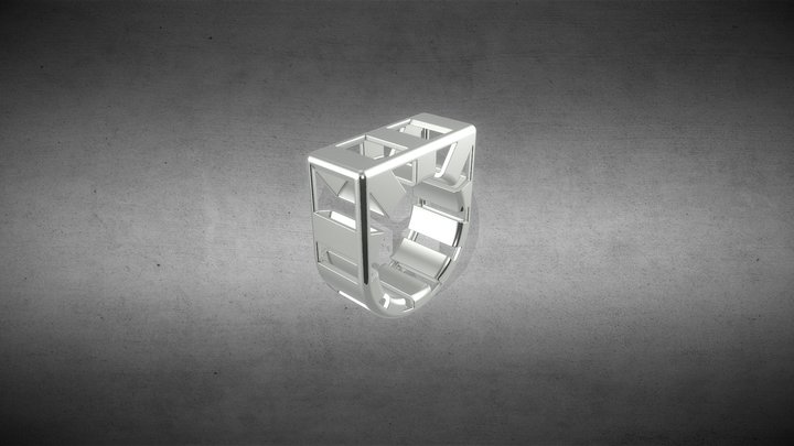 U-wire Ring 1400-3DC-950k 3D Model