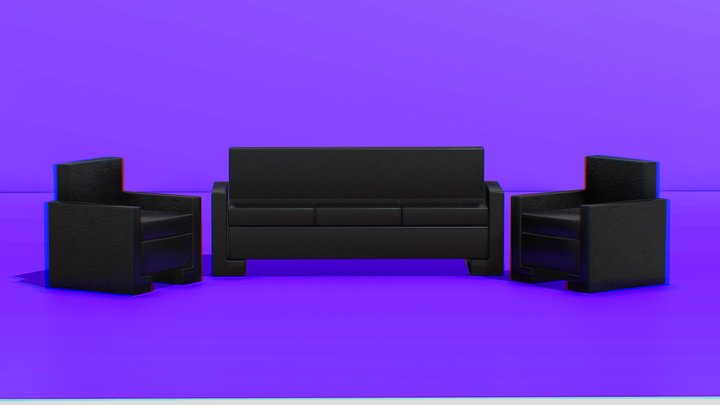 Sofa Pack [ Project Realism ] 3D Model