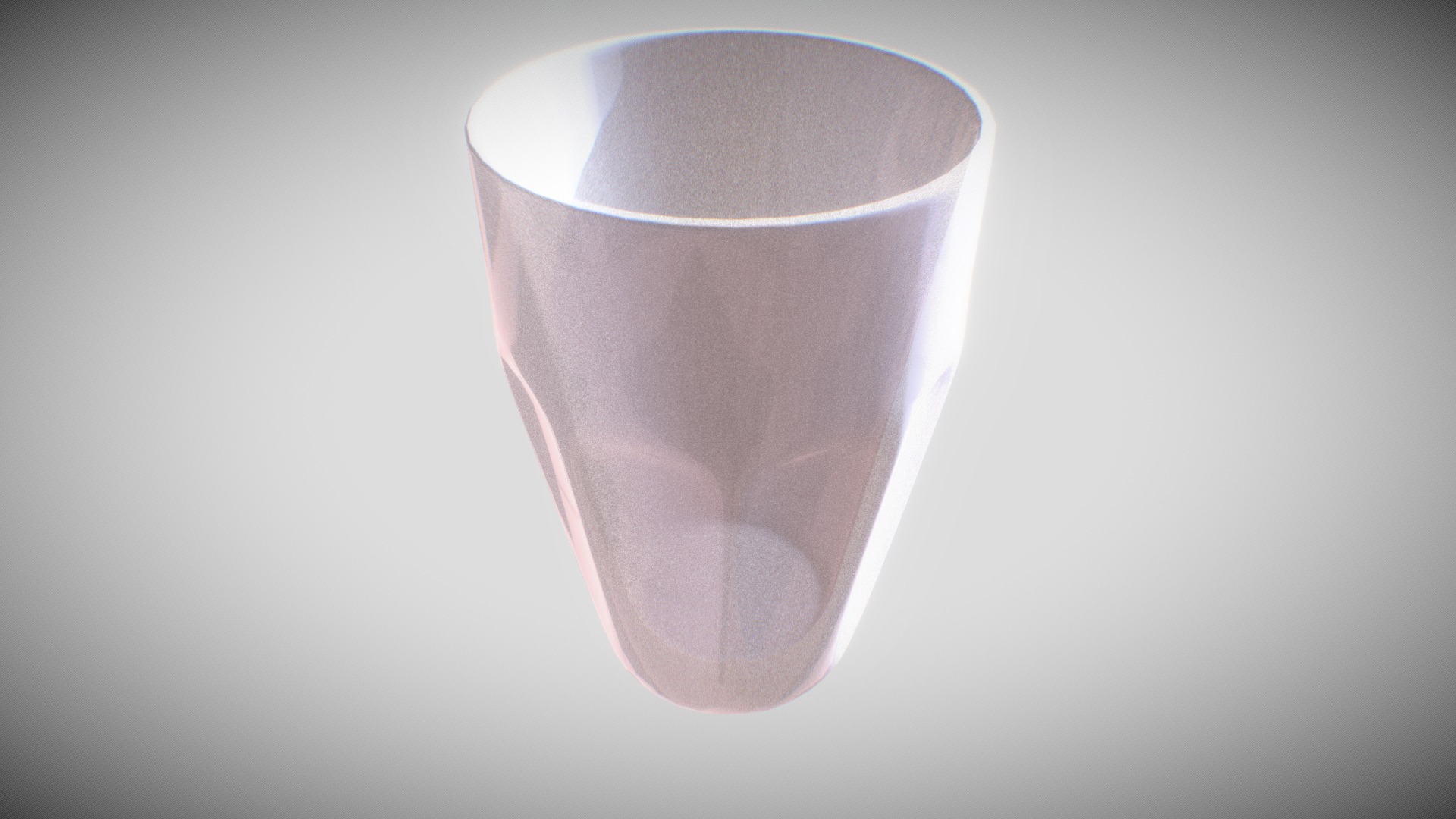 3D model Tall glass cup - This is a 3D model of the Tall glass cup. The 3D model is about a glass of milk.
