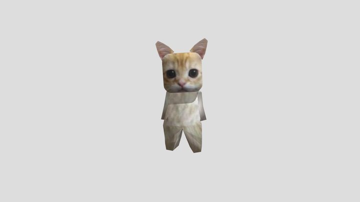 El Gato Gangnam Style 3D Model