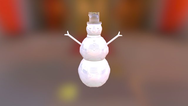 Snowman V4 3D Model