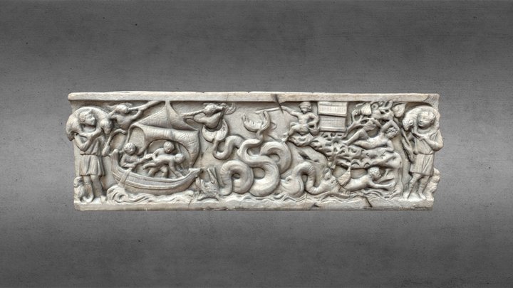 Roman Sarcophagus 3D Model