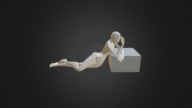 Figure Study Pose #2 3D Model