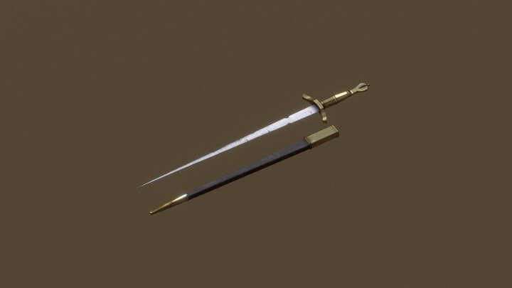 Ceremonial sword 3D Model