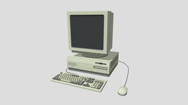 OLD PC 3D Model
