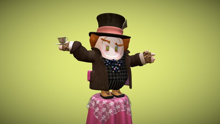 Fall Guys ♦ Le CHAPELIER ♦ 3D Model