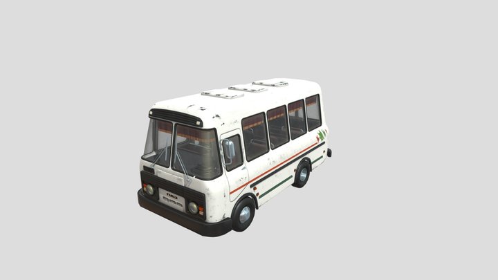 Toy bus 3D Model