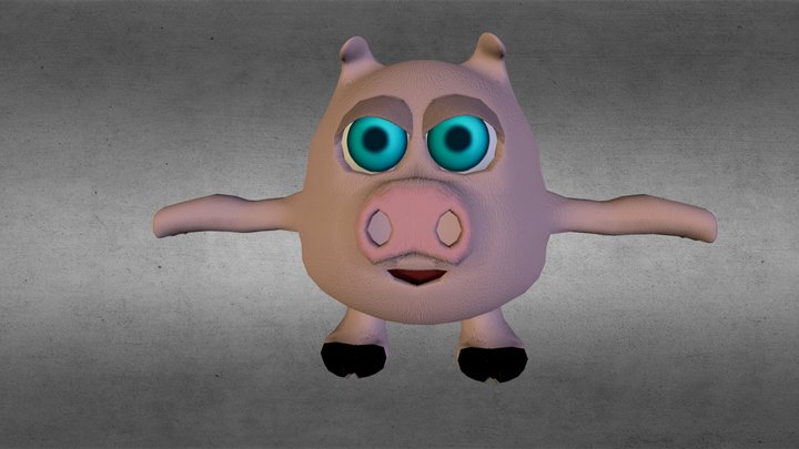 Pig 3D Model
