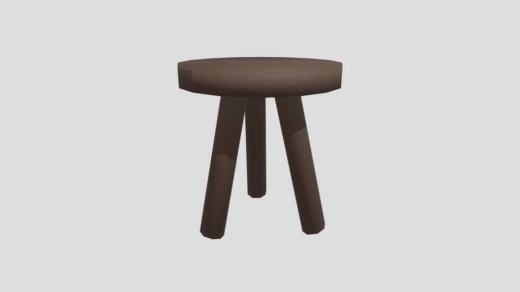 Pouf Lowpoly