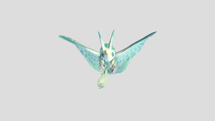 Flying Rabbit 3D Model
