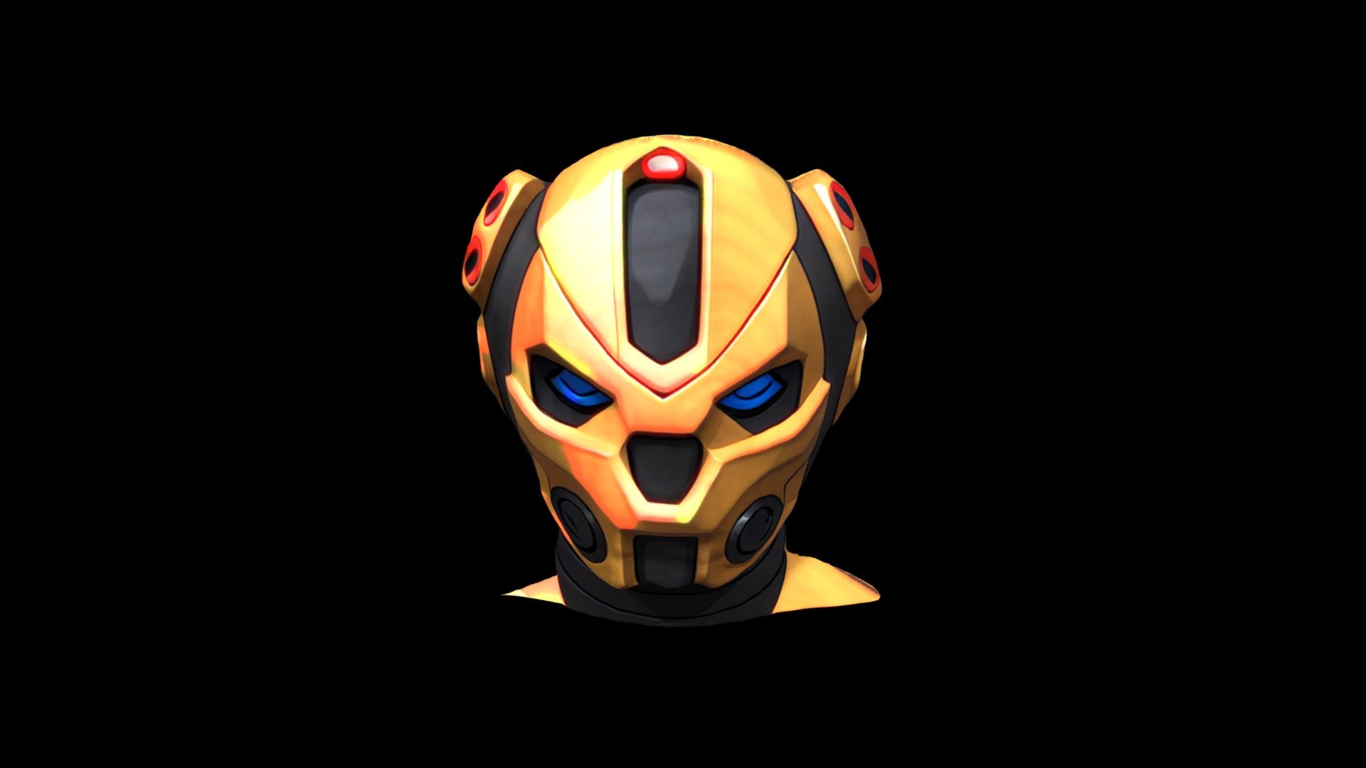 Helmet Mask Robot Cartoon 1851 - Download Free 3D model by klrxyz ...