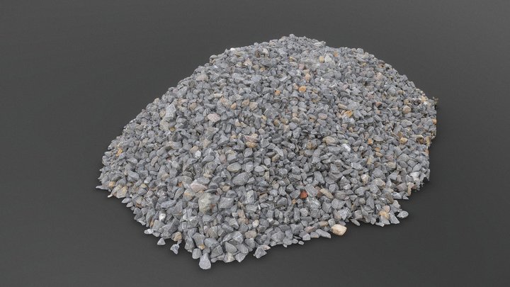 Paving gravel heap 3D Model