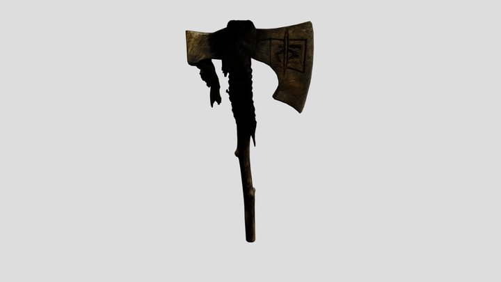 Horror1_ Axe 3D Model