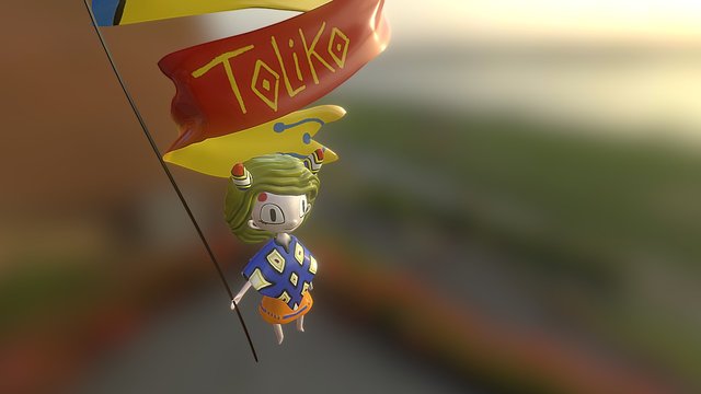 toliko the oignon princess 3D Model
