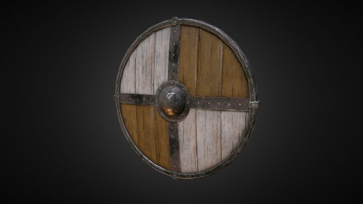 Medieval Shield 3D Model