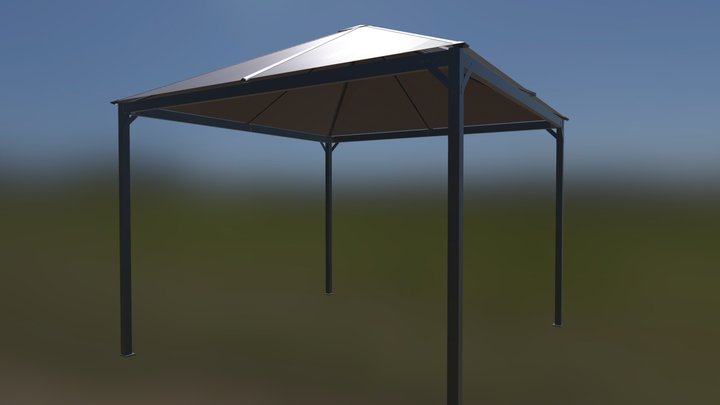 I KEA_ FÅGELÖN Cenador, Negro – Modello 3D gratuito STL