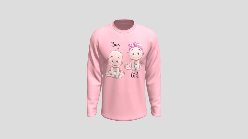 Baby Cartoon Long Sleeve Tee