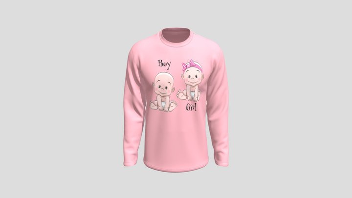 Baby Cartoon Long Sleeve Tee