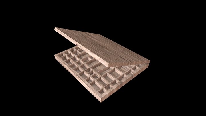 Letter Case 3D Model