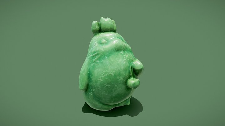 Jade totoro 3D Model