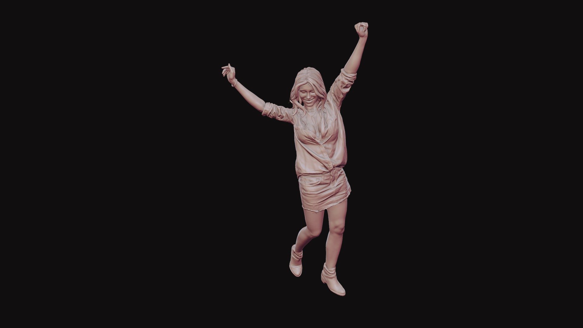 Young Pop Rock Woman 3D Scan - 3D model by muvahouse [4721555] - Sketchfab