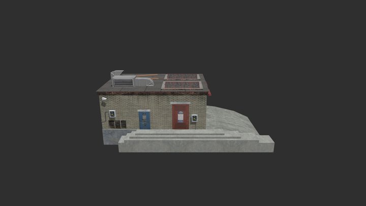 Garage Texture 3D Model