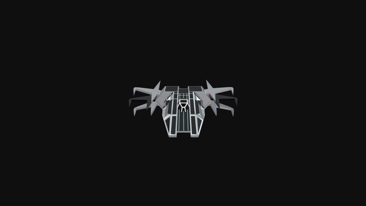 spaceship100 3D Model