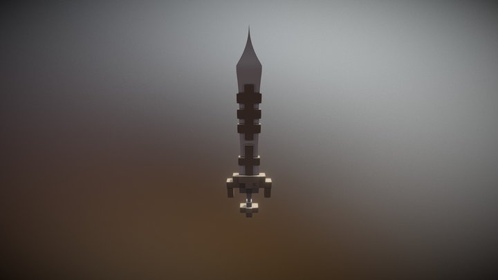 Low poly sword 3D Model