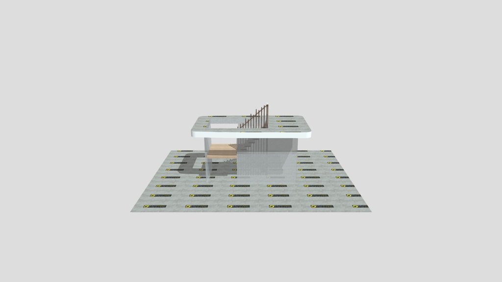 Noten Latten rubberwood treden