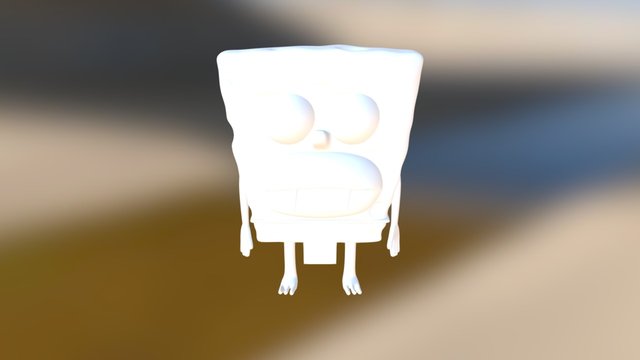Caveman Spongebob 3D Model