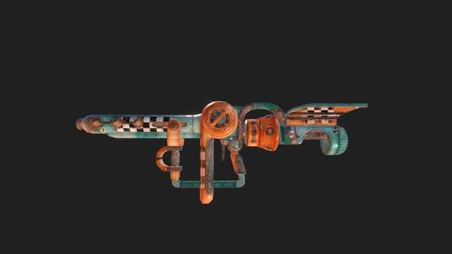 Retro Atomic Blow Dryer Abd-2000 3D Model