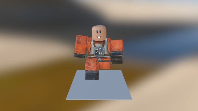 Blocky Run 3D Model