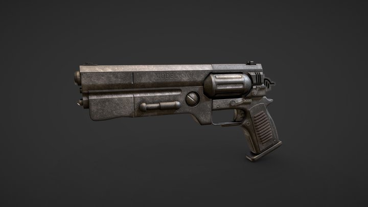 Fallout 10mm 3D Model