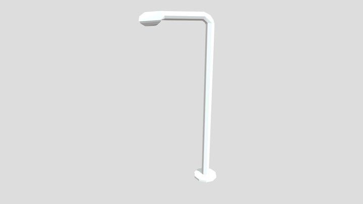 really low poly light 3D Model