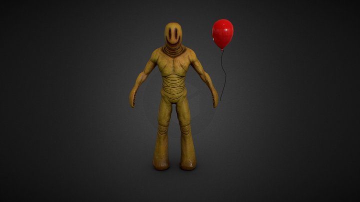 Partygoer from Backrooms (Updated) 3D Model