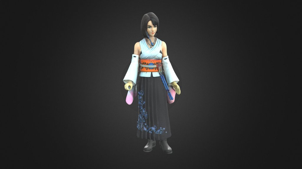 Final Fantasy X Yuna Figurine by Photogrametry