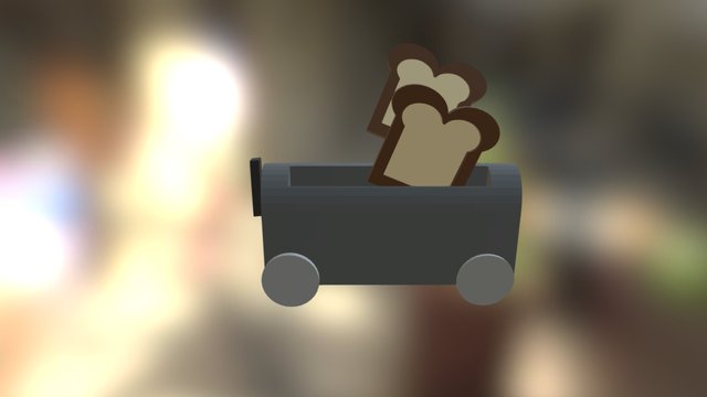 Team Toaster - Toaster Car 3D Model