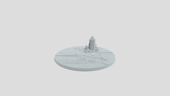 Crystal Nexus Disk 3D Model