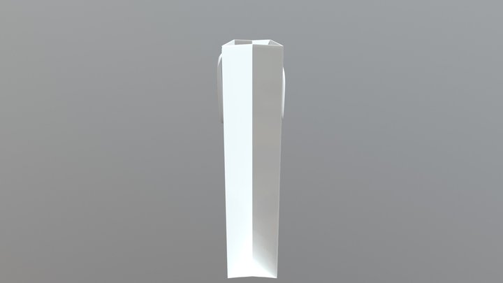 Sacola de papel MITS 3D Model