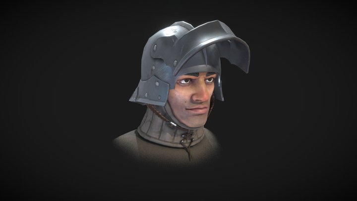 Knight Head 3D Model