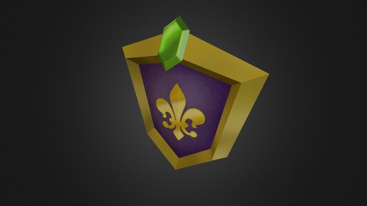 Emerald Shield 3D Model