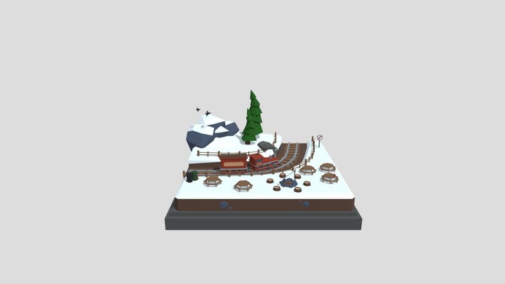 A small scene - Game Art 1 3D Model