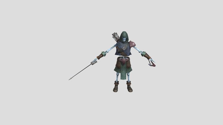 Monster_ Skeleton_ Archer_ Vari02 King's raid