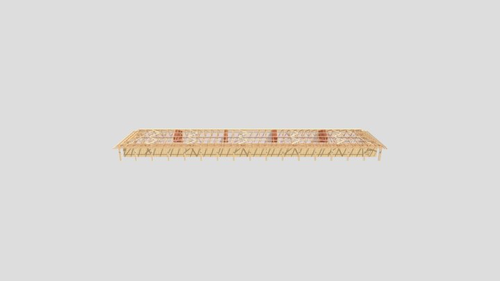 5 Classroom Block 3D Model