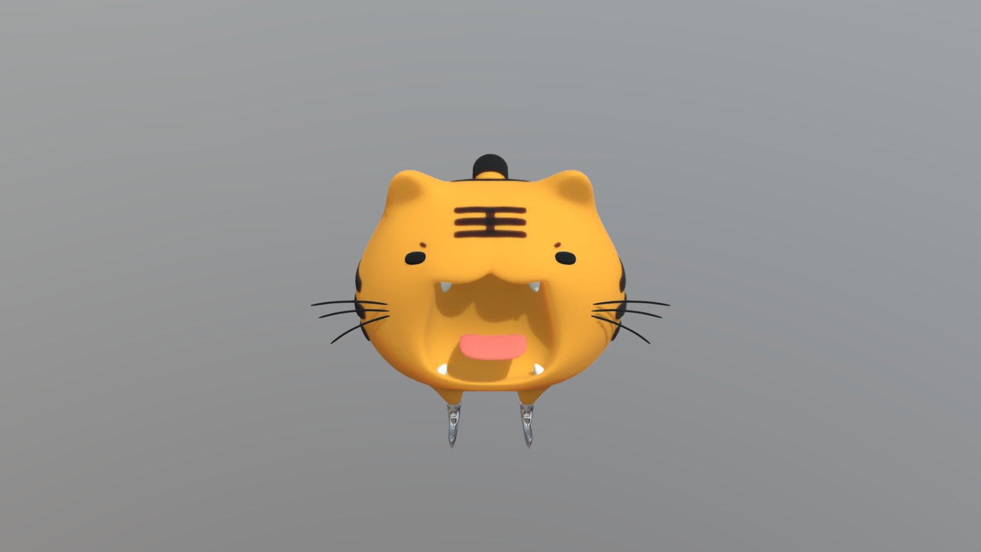 Skate Cartoon Tiger