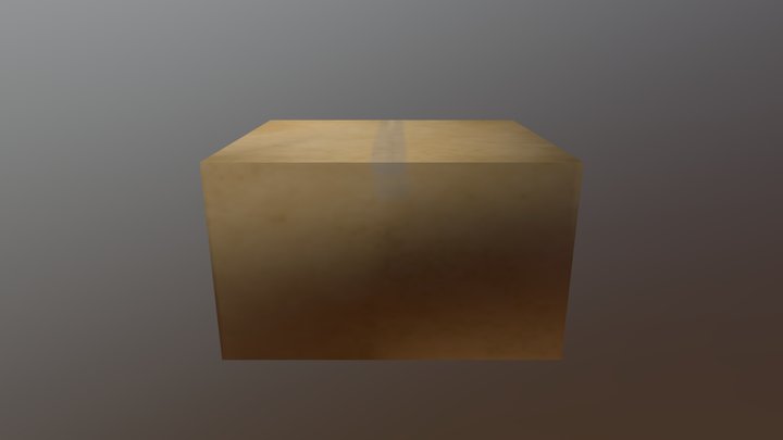 Caja cartón 3D Model