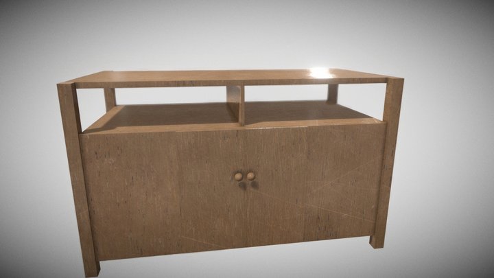 Wooden Table 3D Model