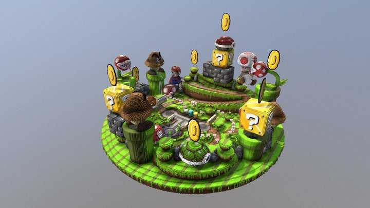 Arcade 350x350 3D Model